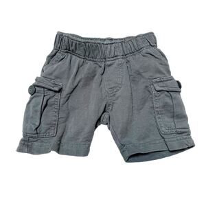 Tea Collection Knit Cargo Baby Shorts Size 6-12 Months
